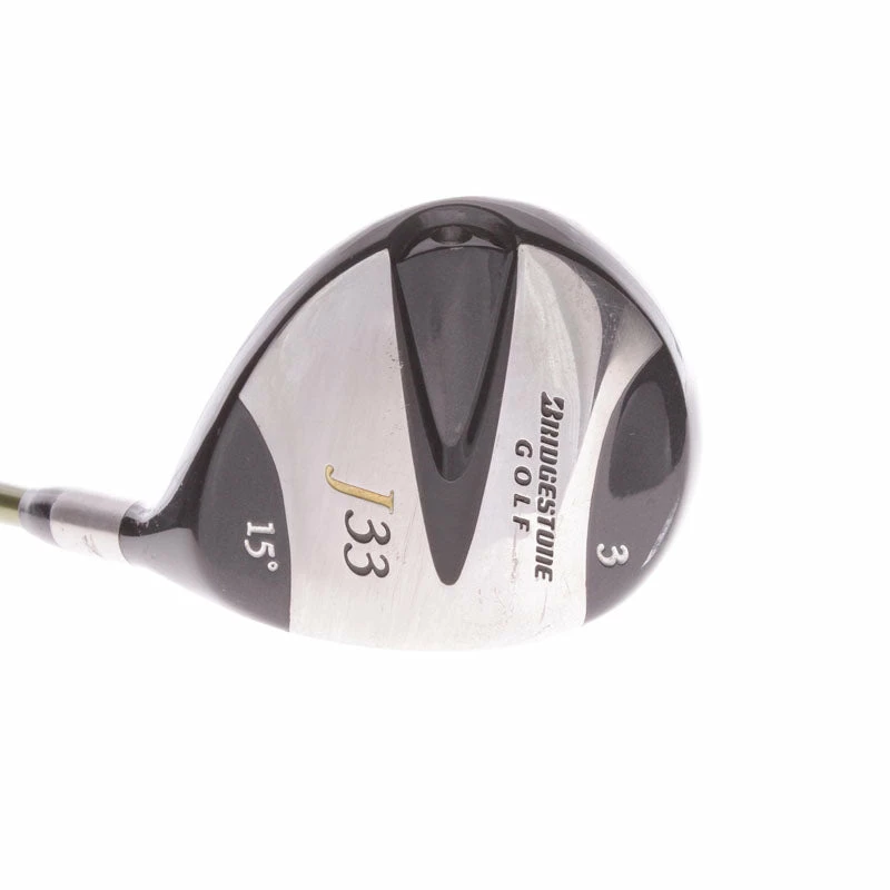 Bridgestone J33 Graphite Men's Right Hand Fairway 3 Wood 15 Degree Stiff - Aldila NV 75 Green 2 Bridgestone J33 Graphite Men's Right Hand Fairway 3 Wood 15 Degree Stiff - Aldila NV 75 Green - Image 2