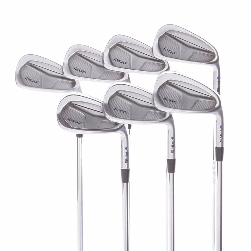 Ping I200 Steel Men's Right Hand Irons 4-PW Blue Dot Stiff - NS Pro Modus 105 1 Ping I200 Steel Men's Right Hand Irons 4-PW Blue Dot Stiff - NS Pro Modus 105