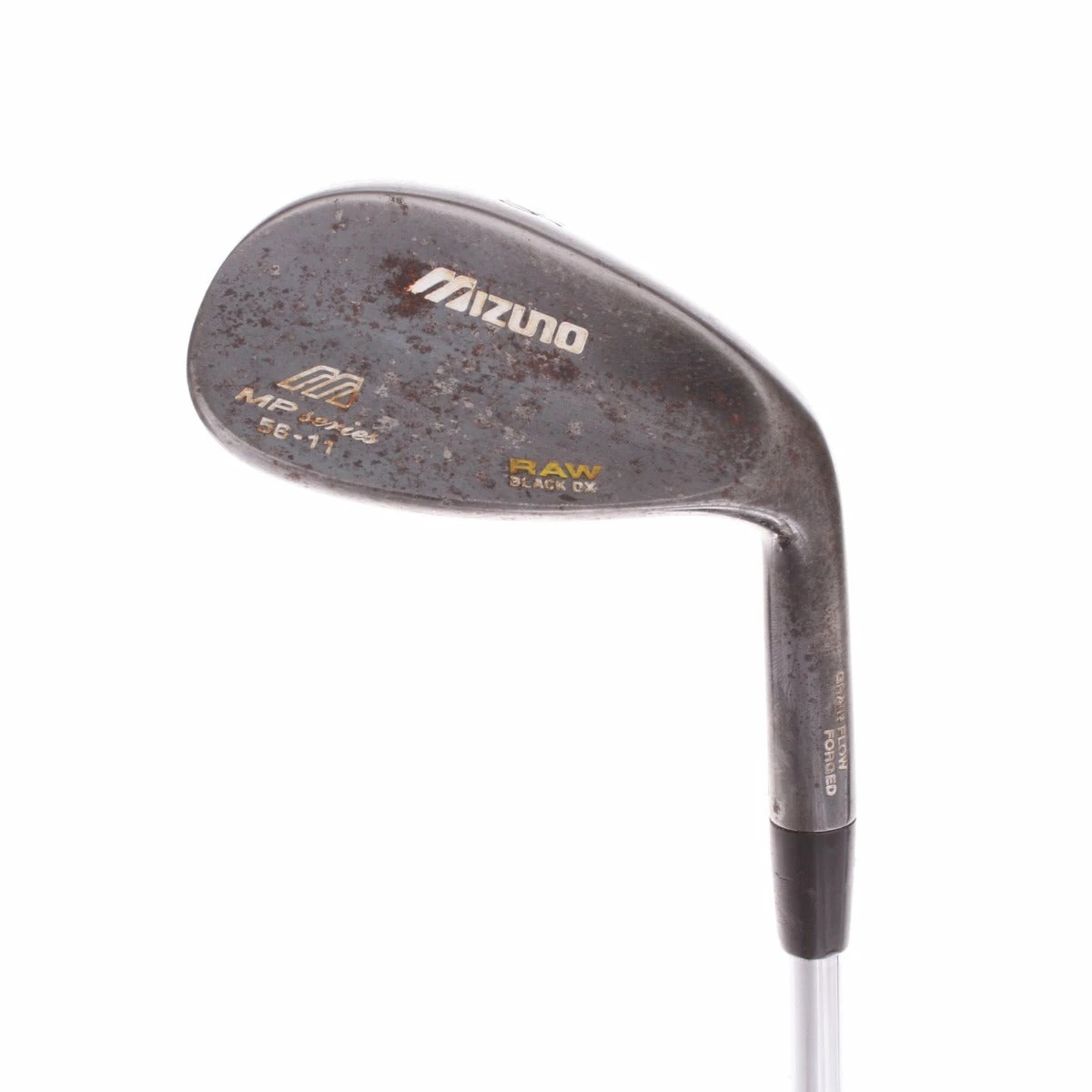 Mizuno MP Series 56-11 Raw Black Steel Men's Right Hand Sand Wedge 56 Degree 11 Bounce Regular - Dynamic Gold R300 6 Mizuno MP Series 56-11 Raw Black Steel Men's Right Hand Sand Wedge 56 Degree 11 Bounce Regular - Dynamic Gold R300 - Image 6