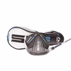 TaylorMade Sim 2 Max Graphite Men's Left Hand Fairway 3 Wood 15 Degree Regular - Fujikura Ventus