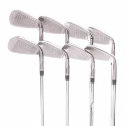 TaylorMade Sim 2 Max Steel Men's Left Hand Irons 5-SW+AW Stiff - KBS Max 85 -Adams Golf Shop sh hc17176c