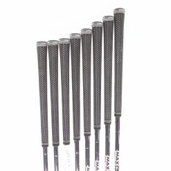 TaylorMade Sim 2 Max Steel Men's Left Hand Irons 5-SW+AW Stiff - KBS Max 85 -Adams Golf Shop sh hc17176e