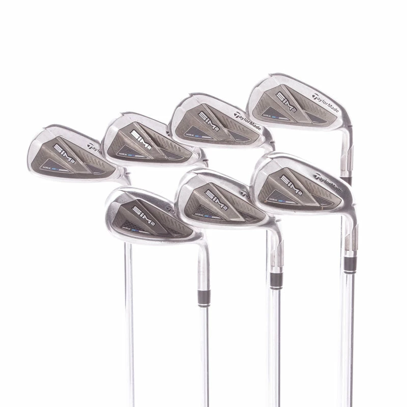 TaylorMade Sim 2 Max Steel Men's Right Hand Irons 5-SW Stiff - KBS Max 85 1 TaylorMade Sim 2 Max Steel Men's Right Hand Irons 5-SW Stiff - KBS Max 85