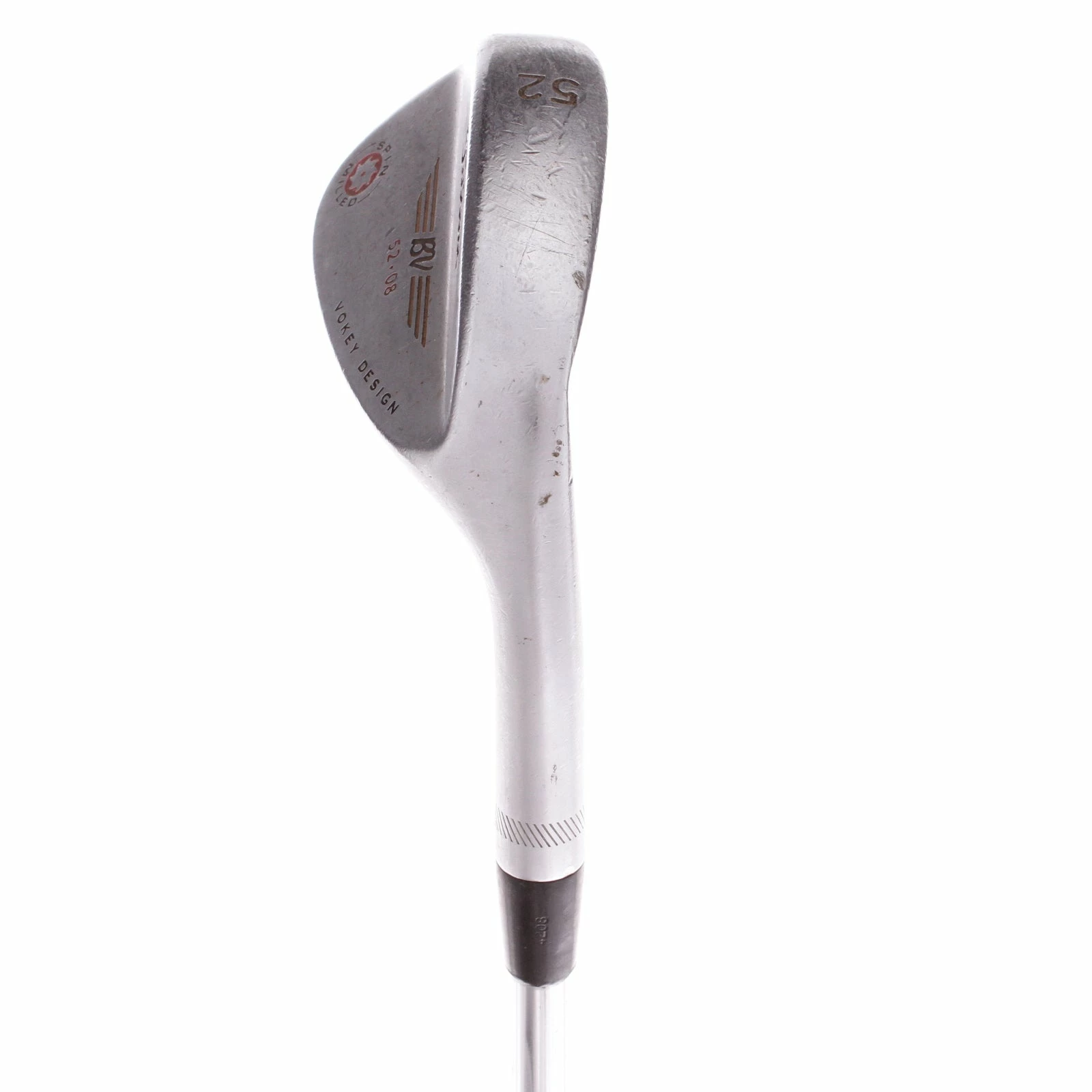 Titleist Vokey 52.08 Spin Milled Steel Men's Right Hand Gap Wedge 52 Degree 8 Bounce Wedge - BV Vokey 3 Titleist Vokey 52.08 Spin Milled Steel Men's Right Hand Gap Wedge 52 Degree 8 Bounce Wedge - BV Vokey - Image 3